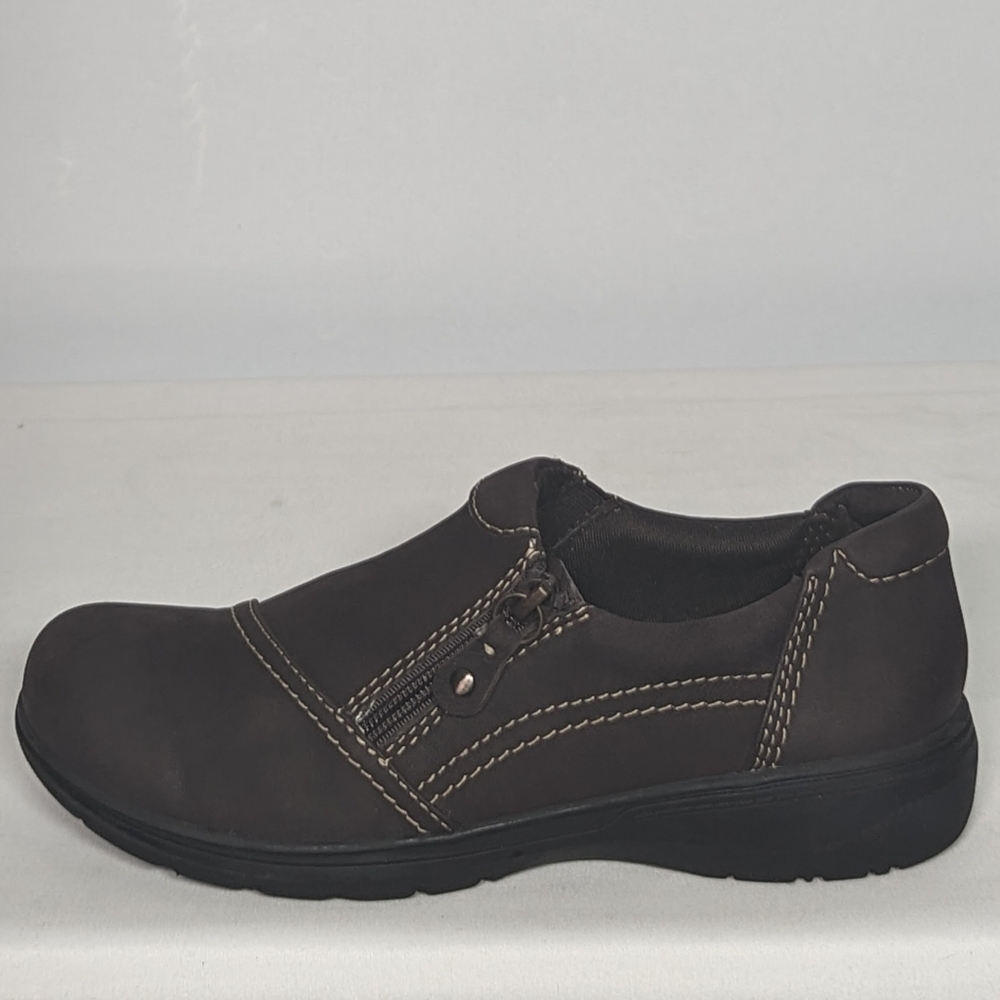 NEW Clarks Womens Carleigh Ray Leather Oxford sz 8.5 brown